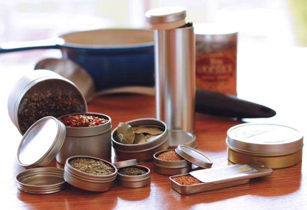tin spice containers wholesale